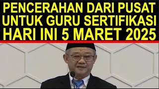 Breaking news kabar gembira 5 Maret 2025 pencairan tunjangan sertifikasi guru triwulan 1 2025