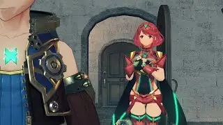 Пайра извиняется за поведение Митры | Заставка Xenoblade Chronicles 2 для Nintendo Switch