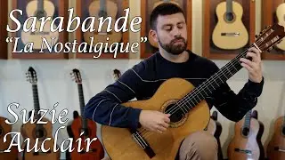 Sarabande &ldquo;La Nostalgique&rdquo; on a Jean Rompr&eacute; Double-Top Guitar
