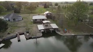 Cast Away Chalet ABnB Drone Video 2, Cedar Creek Lake, Trinidad Texas