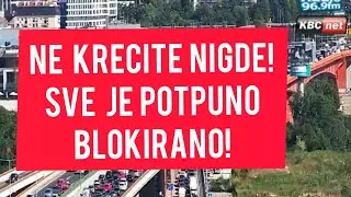 NE KRECITE NIGDE! Sve je POTPUNO BLOKIRANO! Ovako nesto se ne pamti! Haos na ULICAMA
