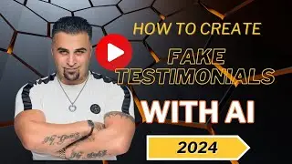 Fake testimonials, how to create them with #ai for free!!
