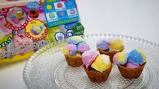 가루쿡ASMR 아이스크림 만들기 miniature food making asmr popincookin DIYcandy unboxing #kracie #가루쿡 #포핀쿠킨