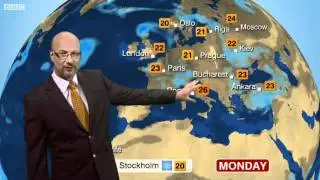 BBC Weather Latest Europe forecast video, posted at 12:04