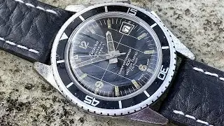 Raro Rel&oacute;gio SICURA Vintage De Pulso Diver Antigo da D&eacute;cada de 1960 - Mecanismo Manual - Swiss Made