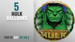 Top 10 Hulk Balloons [2018]: The Incredible Hulk 18