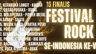 10 Lagu Finalis Festival Rock Se-Indonesia Ke-5
