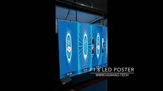 Assemble LED Posters into a seamless large screen || Freestanding