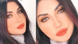 مكياج يومي ناعم باللون البرتقالي | سناب ميثاء عبدالجليل