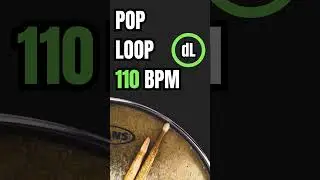 Pop Drum Groove Loop 110 BPM #drums #drumsloop