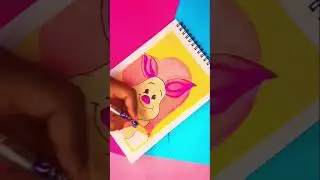 Piglet painting | Artchies | #shorts #piglet #youtubeshorts #youtube #youtubeshort #cute #drawing