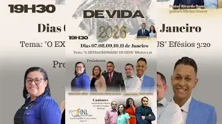 Projetnado 2026 na Igreja Na&ccedil;&atilde;o Livre Cariri do To Louvor Dc. Alan Douglas Palavra Pb.Leonardo Mesqu