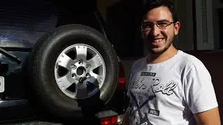 Pajero Full - Trava antifurto do estepe