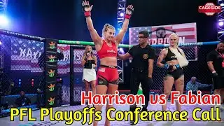 Kayla Harrison vs Genah Fabian Global Media Call | PFL Playoffs