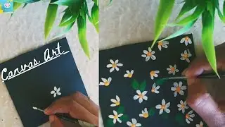 simple drawing// canvas art/Easy drawing craft tutorial .