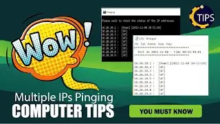 Ping Multiple IPs from Text file and Save Log file| ittips
