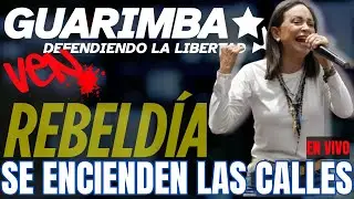 🔴 VIVO - MAR&Iacute;A CORINA PIDE REBELARSE, NUEVAS PINTADAS EN LAS CALLES - LEGION GUARIMBA
