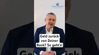 Geld zur&uuml;ck von Deiner Bank? So geht&rsquo;s! #negativzinsen #geldzur&uuml;ck #sparen
