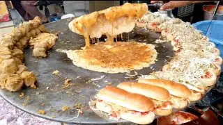 Amazing Shami Burger Recipe | Double egg Burger Recipe By Hafiz Chaman Food,
