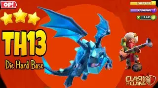 TH 13 Electric Dragon attack | Die Hard Base | Perfect Timing 3 stars attack for CWL
