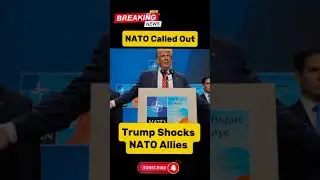 Trump Just SHAMED NATO Allies On Live TV! 🚨 #shorts