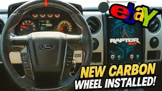 UPGRADE Your 09-14 F150/Raptor Steering Wheel with CARBON FIBER!