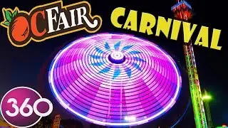 OC Fair 2018 Carnival Rides in 360 Video