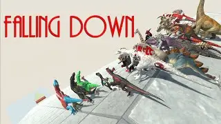 ALL UNITS FALLING DOWN 4 - Animal Revolt Battle Simulator