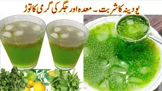 Mint Drink Recipe | Summer Special Lemon Mint Juice Recipe