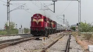 Twin WDG3A on Fastest Line of HYB - GTL - Indian railways