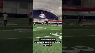 Tetairoa McMillan Might be the Best WR in the Big-12 🫣🔥 #football