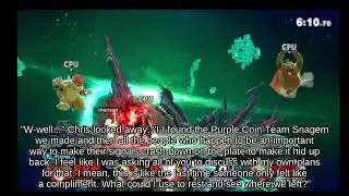 Down Smash Dark Pit holding Wood chip picking up Team Healer - Super Smash Brothers for Wii U