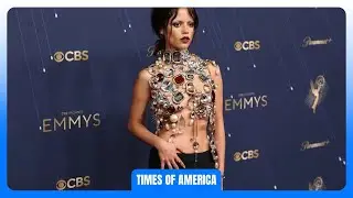 Jenna Ortega Stuns in Nude Mugler Dress &ndash; Bold Garter Reveal | Times Of America
