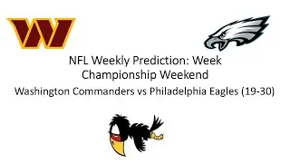 2024 NFL Week Championship Weekend Washington Commanders vs Philadelphia Eagles (19 - 30)