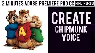 Chipmunk / Cartoon Voice in Adobe Premier Pro CC | Tutorialism