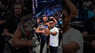 With Drew mcintyre New universe champion 😍🔥😲#shorts #viral #trending #youtubeshorts #wwe #shortsfeed