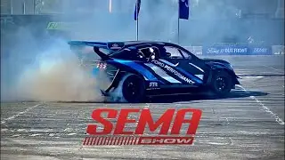 SEMA SHOW 2021 FORD MUSTANG MACH-E 1400 DRIFT DEMO
