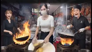 Street Food Scene Highlights in China | Real Flavors, Hardworking Vendors & Urban Heat