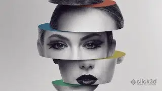 Sliced head - Photo Manipulation Tutorial | click3d