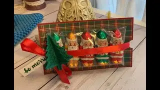 It's SANTA WEEK.  Let's make a Chocolate Santa Treat Holder
