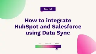 How to integrate HubSpot and Salesforce using Data Sync | HubSpot Help