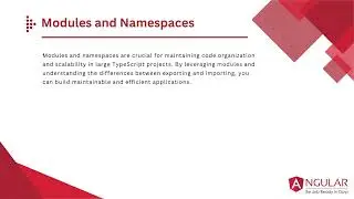 TypeScript Modules & Namespaces: Organizing Code Like a Pro | Chapter 2.4/10 | LearnCodeExpress