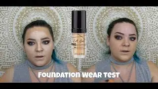 L.A. GIRL FOUNDATION WEAR TEST | 9 hour wear test