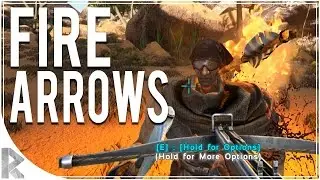 Fire Arrows are OP! - Ark Survival Evolved Scorched Earth DLC - Part 9 (Ark Scorched Earth)