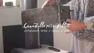 Canastillo para pellet para estufas o combusti&oacute;n lenta /Puerto Montt