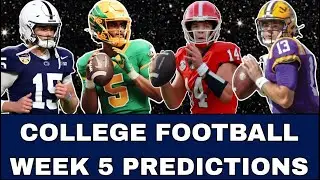 College Football Week 5  *PREDICTIONS*