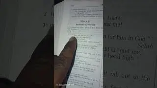 Psalm 3:2. Meditation and reading of God's Word