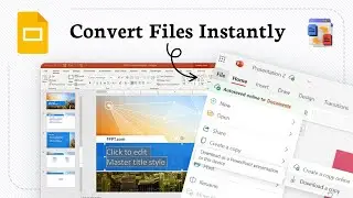 How to convert a PowerPoint presentation to Google Slides (File Import)