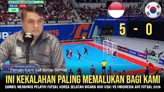 KORSEL JADI LUMBUNG GOL! Pelatih Futsal Korea Selatan Bicara Begini Usai Lawan Timnas Indonesia. 5-0