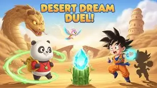 Bao The Panda and Kid Goku Rescue the Dream Crystal in an Epic Desert Adventure Full of Magic